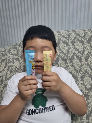 다나음 셀렌에 빠진 아연면역젤리 열대과일맛+사과맛 — 4.5점을 준 리뷰어가 2023년 6월 올린 사용 사진