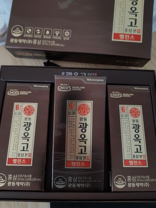 광동제약 [광동] 광옥고 홍삼 본 밸런스 30포 + 쇼핑백 — 5점을 준 리뷰어가 2021년 12월 올린 사용 사진