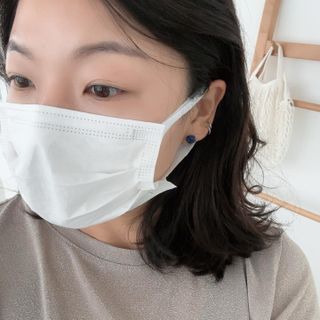 케이퓨리 KF80 덴탈 귀편한 숨쉬기편한 마스크 50매 — 4.5점을 준 리뷰어가 2023년 4월 올린 사용 사진