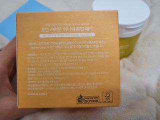 [포잇] 카카두허니씨 미백 톤업패드 190ml 60매 *1개 — 5점을 준 리뷰어가 2023년 1월 올린 사용 사진