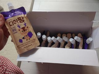 [몸엔용] 우리 아이 건강간식, 달콤한 녹용곤약젤리 디어팡 4종 — 5점을 준 리뷰어가 2021년 12월 올린 사용 사진
