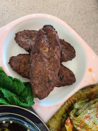 한성기업 명란한 떡갈비 — 5점을 준 리뷰어가 2021년 10월 올린 사용 사진