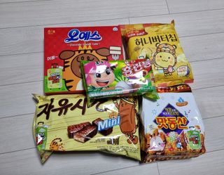 해태제과 2022 호랑이 스낵 5종 세트 — 5점을 준 리뷰어가 2022년 1월 올린 사용 사진