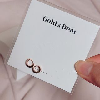 [골드앤디어] 14k 갓성비 귀걸이, 잘 때 껴도 편안한 미니민자원터치 l 5mm l 3color중 택1｜ — 리뷰어가 2021년 4월 올린 사용 사진