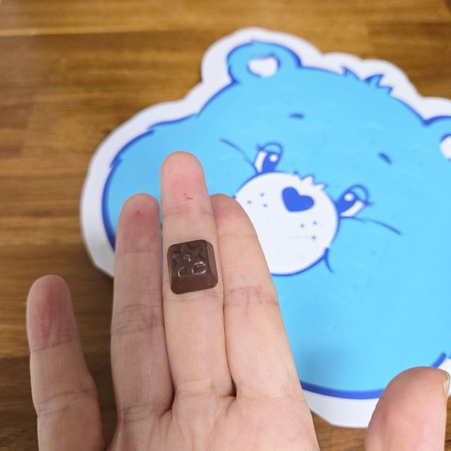 크리스마스 어드벤트 캘린더 초콜릿 🐻케어베어 블루💙 리뷰 사진