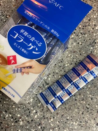 하나마이 100 프로 저분자 피쉬콜라겐 — 5점을 준 리뷰어가 2023년 3월 올린 사용 사진