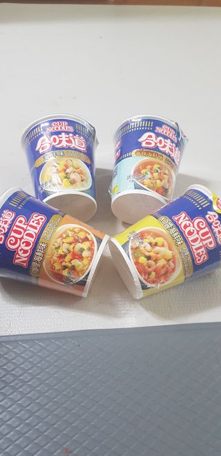 NISSIN 닛신 컵누들  4종 - 씨푸드오리지날, 씨푸드 스파이시, 씨푸드 커리, 씨푸드 XO소스 — 5점을 준 리뷰어가 2022년 11월 올린 사용 사진