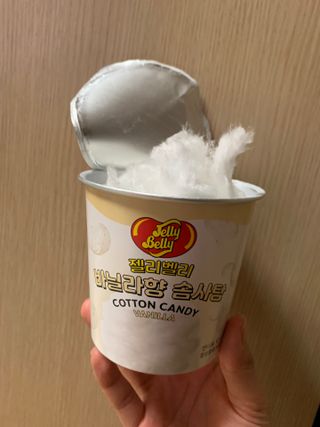젤리벨리 솜사탕 2종-딸기치즈케이크, 바닐라 — 5점을 준 리뷰어가 2022년 2월 올린 사용 사진