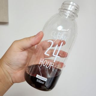 클린24시간 1BOX(5포) + 전용보틀(500ml) — 5점을 준 리뷰어가 2022년 9월 올린 사용 사진