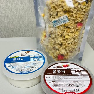 [브레이브퀸] 수제 그릭 요거트 + 그래놀라 세트 — 5점을 준 리뷰어가 2021년 12월 올린 사용 사진