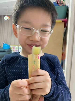 다나음 180도 칼슘젤리+아연면역젤리 — 5점을 준 리뷰어가 2022년 1월 올린 사용 사진