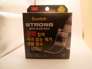 3M 스카치 초강력 클리어겔 실리콘 아크릴 양면테이프 30mmx3m 1개 — 4.5점을 준 리뷰어가 2025년 7월 올린 사용 사진