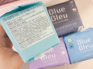 블루블루 유기농 순면 커버 생리대 — 5점을 준 리뷰어가 2021년 1월 올린 사용 사진