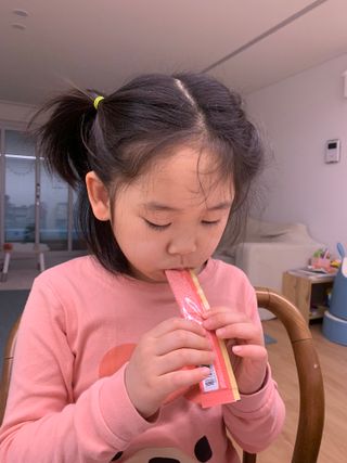 다나음 180도 칼슘젤리+아연면역젤리 — 5점을 준 리뷰어가 2022년 1월 올린 사용 사진