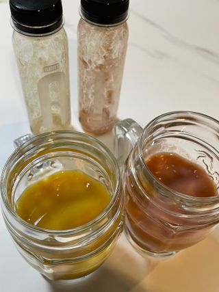 BLENDY'S 핑크 스무디+블론디 스무디 — 5점을 준 리뷰어가 2021년 9월 올린 사용 사진