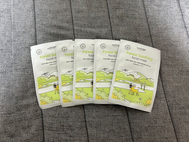 [세뚜아] 포레스트 수딩 마스크 Cettual Forest  Soothing Mask 5매 리뷰 사진