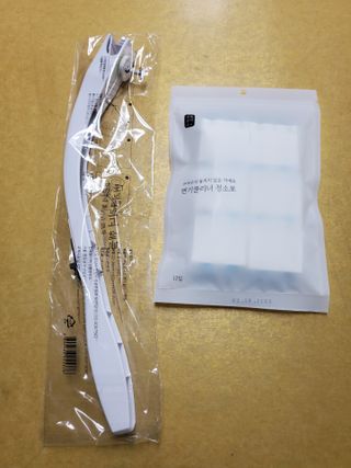 [생활공작소] 변기크리너 스틱 + 리필 12개 세트 — 5점을 준 리뷰어가 2021년 3월 올린 사용 사진