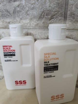 트리플에스 탈모 샴푸 275ml + 실크 트리트먼트 275ml — 5점을 준 리뷰어가 2021년 2월 올린 사용 사진