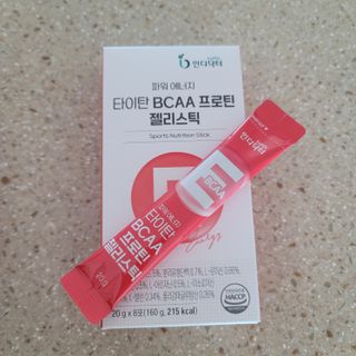 인디닥터 면역 생생 핑크 이뮨 젤리 + 타이탄 BCAA 프로틴 젤리스틱 — 5점을 준 리뷰어가 2022년 3월 올린 사용 사진