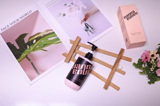 난나 살몬 스파이더 검버섯 미백 톤업 화이트닝 연어 앰플 크림 300ml 대용량 — 5점을 준 리뷰어가 2022년 8월 올린 사용 사진