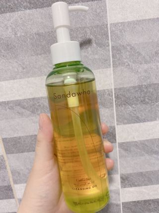 스킨큐어 산다화 순한 클렌징 동백 오일 200ml — 5점을 준 리뷰어가 2023년 4월 올린 사용 사진