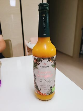 H365 [Kaskein Luomutyrniglögi] 핀란드 전통 무알콜 멀드와인 시벅톤 글로기 — 3점을 준 리뷰어가 2021년 5월 올린 사용 사진