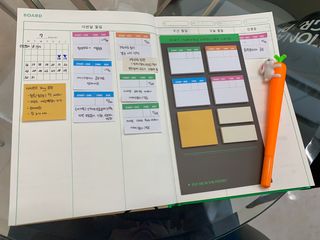 MF[비마이웨이]특허받은 할일카드 플래너, 비마이웨이 세트(만년형) — 5점을 준 리뷰어가 2023년 7월 올린 사용 사진