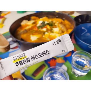 체인미 국화꽃 추출분말 에스오에스 곡류효소 과일채소 17종 혼합 분말 스틱 — 5점을 준 리뷰어가 2021년 12월 올린 사용 사진