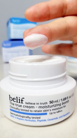 빌리프 더 트루 크림 - 모이스춰라이징 밤 / 더 트루 크림 - 아쿠아 밤 — 5점을 준 리뷰어가 2024년 1월 올린 사용 사진