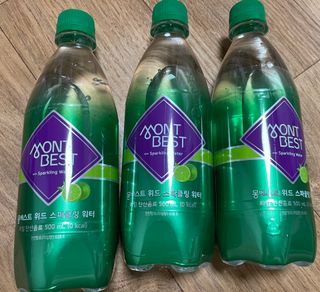 몽베스트 Montbest with Sparkling water Lime20병 — 4.5점을 준 리뷰어가 2022년 5월 올린 사용 사진