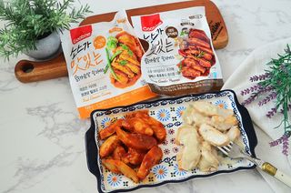 굽네몰 [굽네] 소스가 맛있는 닭가슴살 슬라이스 4종 — 5점을 준 리뷰어가 2021년 5월 올린 사용 사진