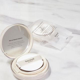 세렌디뷰티 퍼펙트 에어리 래디언스 쿠션 — 4.5점을 준 리뷰어가 2022년 1월 올린 사용 사진