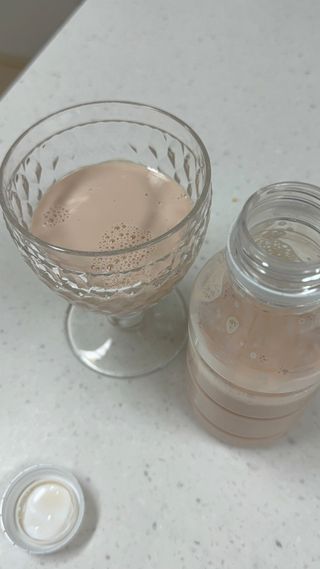 닥터유 프로 단백질드링크 40g 딸기 — 5점을 준 리뷰어가 2025년 7월 올린 사용 사진