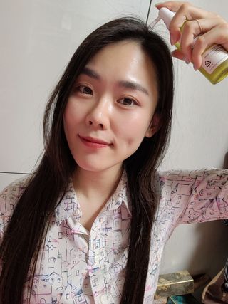 달리프 클로렐라 베러 루트 헤어토닉 100ml — 5점을 준 리뷰어가 2021년 5월 올린 사용 사진