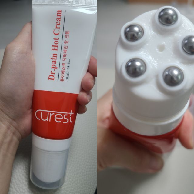 큐어레스트 스포츠 마사지 닥터페인 바디 핫 롤링 볼 크림(100ml) 리뷰 사진