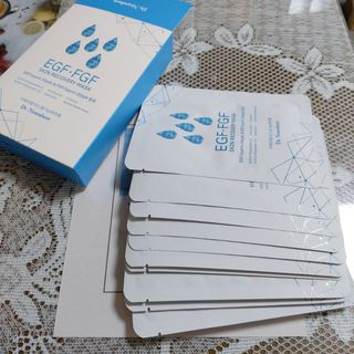 Dr.느루벗 느루벗 EGF FGF 스킨 리커버리 마스크 10장 — 5점을 준 리뷰어가 2021년 4월 올린 사용 사진