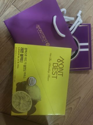 몽베스트 위드더 블랜딩 하우스 _레몬 블랙티 — 5점을 준 리뷰어가 2022년 12월 올린 사용 사진