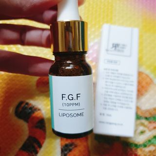 랑팡 EGF+FGF 10ppm 리포좀 앰플 원액 10ml — 5점을 준 리뷰어가 2021년 11월 올린 사용 사진