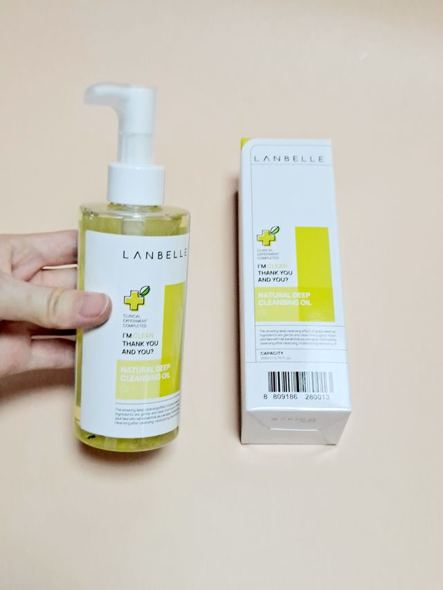 랑벨 내츄럴 딥 클렌징 오일 200ml (저자극 약산성 천연 클렌징) 리뷰 사진