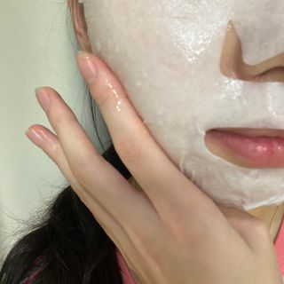 방방곳곳 편림초 수분진정 화이트닝 마스크팩 — 5점을 준 리뷰어가 2022년 9월 올린 사용 사진