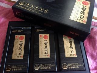 [광동제약] 광동 광옥고 홍삼 본 30포+쇼핑백 증정 — 5점을 준 리뷰어가 2021년 12월 올린 사용 사진