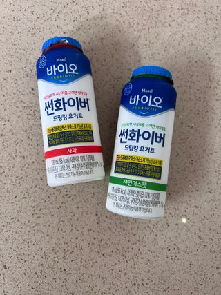 LIVE 매일바이오 썬화이버 드링킹 요거트 — 5점을 준 리뷰어가 2022년 8월 올린 사용 사진