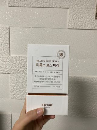 세렌디뷰티_이너뷰티 티톡스 로즈 베리 — 4점을 준 리뷰어가 2021년 3월 올린 사용 사진