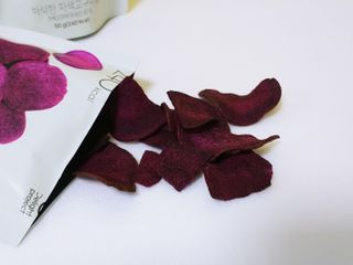 딜라이트 프로젝트 바삭한 원물칩 3종 고구마칩, 자색고구마칩, 느타리버섯칩 [총 6봉지] — 5점을 준 리뷰어가 2022년 3월 올린 사용 사진