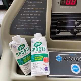 셀렉스스포츠 셀렉스 스포츠 웨이 프로틴 복숭아_ 330ml x 12팩 — 5점을 준 리뷰어가 2021년 3월 올린 사용 사진