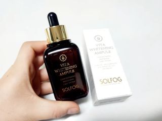 소담스퀘어 상암 솔포그 비타민 화이트닝 앰플 50ml 안티에이징 항산화 가미 잡티 트러블 세라마이드 — 5점을 준 리뷰어가 2022년 11월 올린 사용 사진