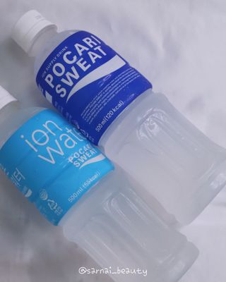 [동아오츠카] 포카리스웨트  500ml PET + 이온워터 500ml PET — 5점을 준 리뷰어가 2025년 7월 올린 사용 사진