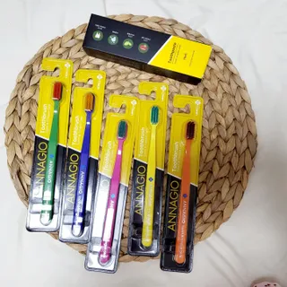 [지오클린] 안나지오 구취케어  기능성 치약 칫솔 세트 (칫솔 5 개+치약 100g 1 개 ) — 5점을 준 리뷰어가 2022년 7월 올린 사용 사진