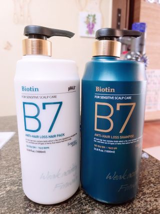 [포레스트스토리] B7 안티 헤어로스 샴푸1,000ml + 헤어팩 1,000ml — 5점을 준 리뷰어가 2021년 3월 올린 사용 사진