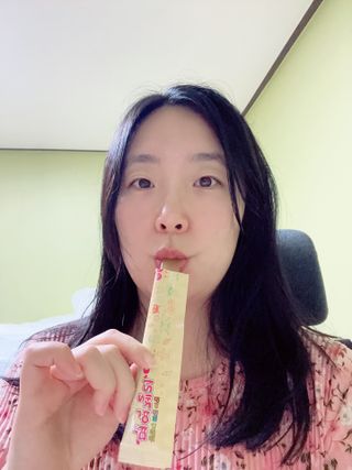 다나음 셀렌에 빠진 아연면역젤리 열대과일맛+사과맛 — 4점을 준 리뷰어가 2023년 8월 올린 사용 사진